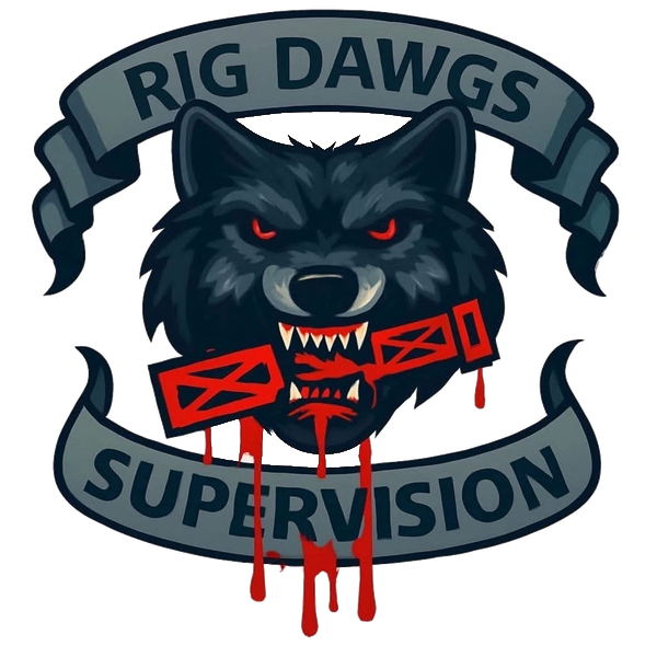 Rig Dawgs Supervision wolf patch