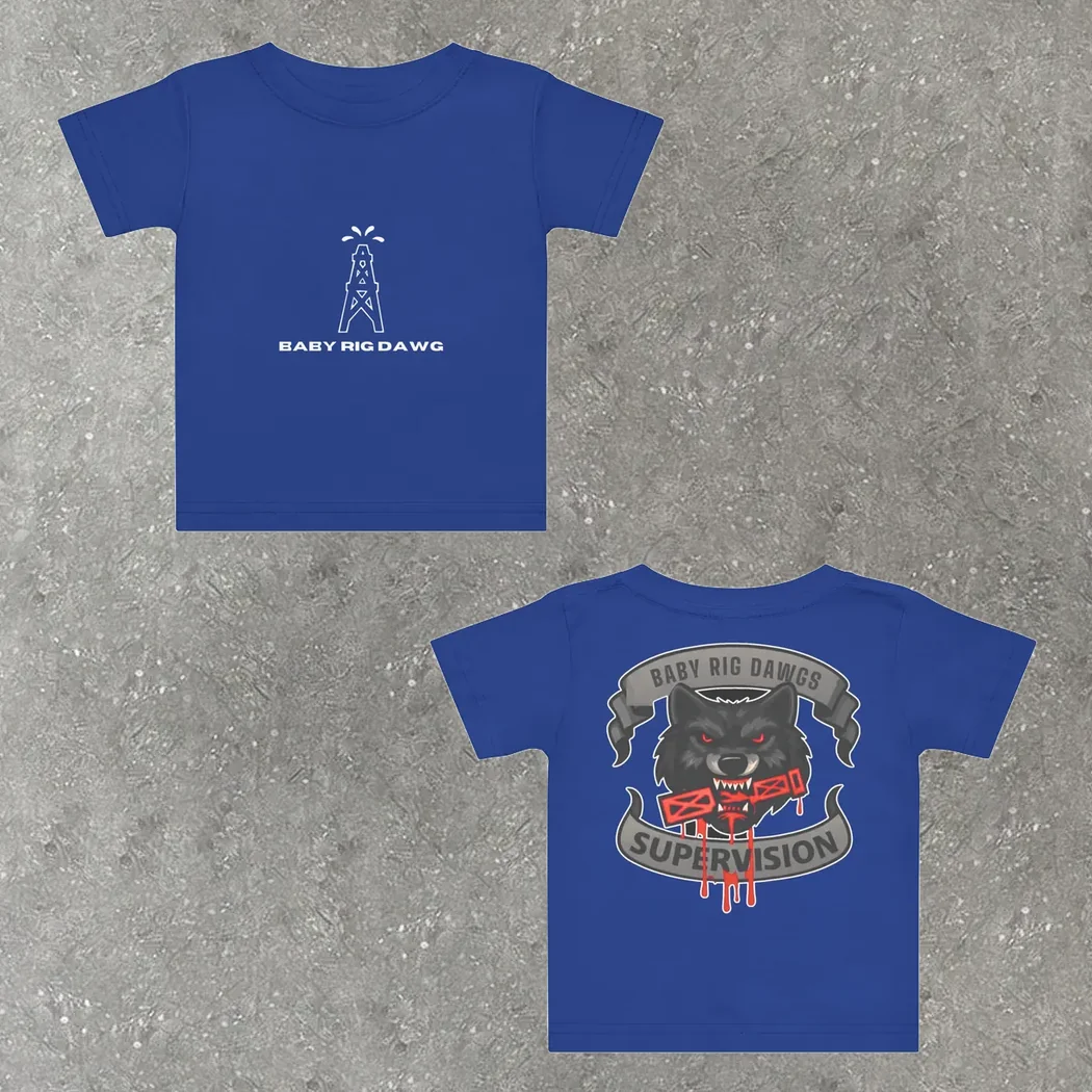 Baby Rig Dawg Tee in royal blue