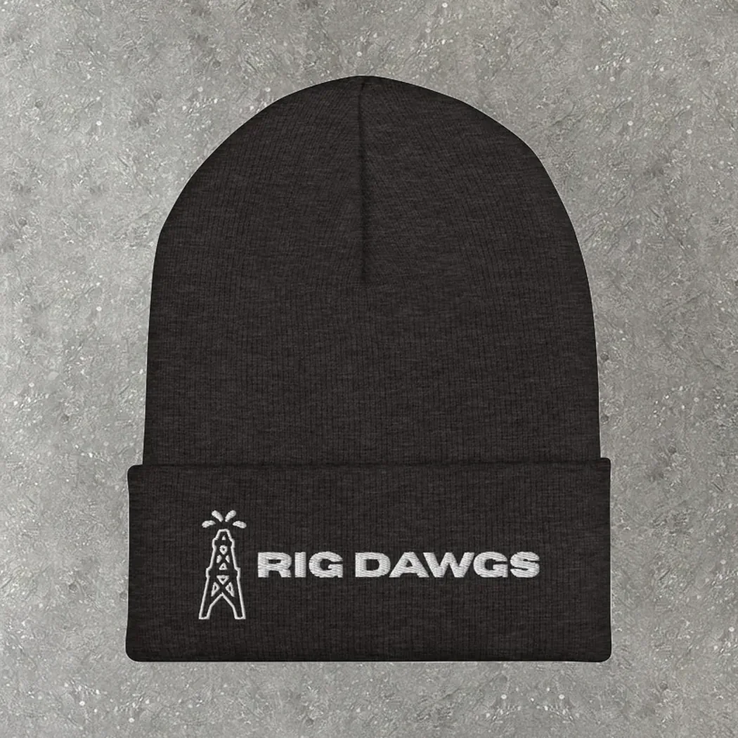 Rig Dawgs Beanie in charcoal