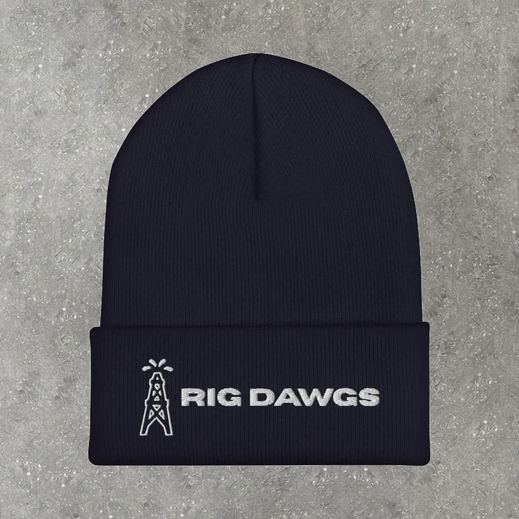 Rig Dawgs Beanie in navy