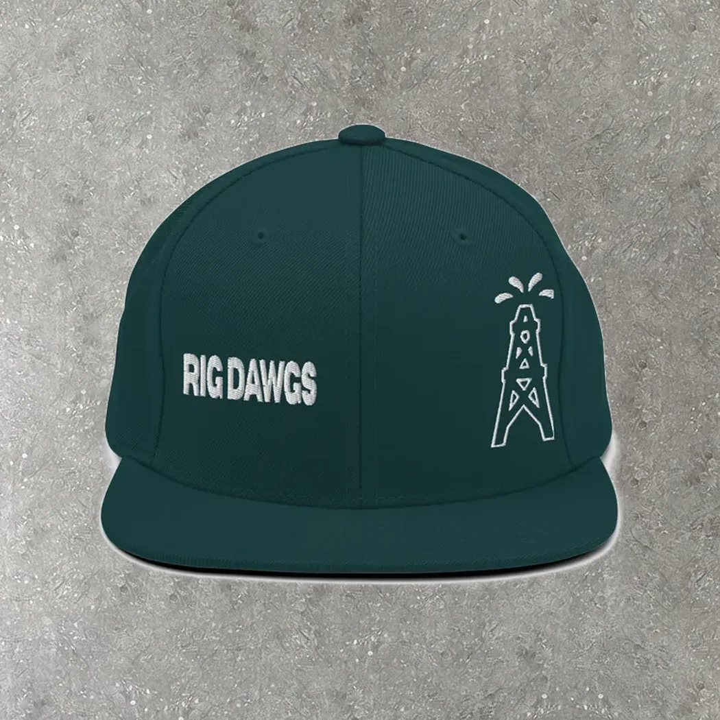 Rig Dawgs Snapback in spruce