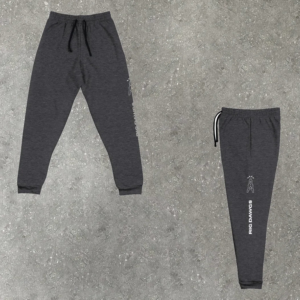 Rig Dawgs Sweat Pants in black heather
