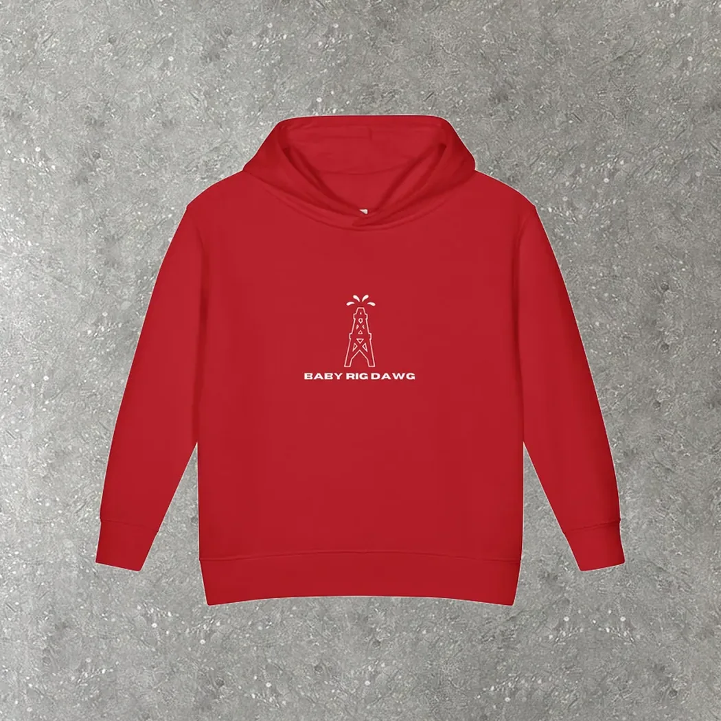 Baby Rig Dawg Toddler Hoodie in red