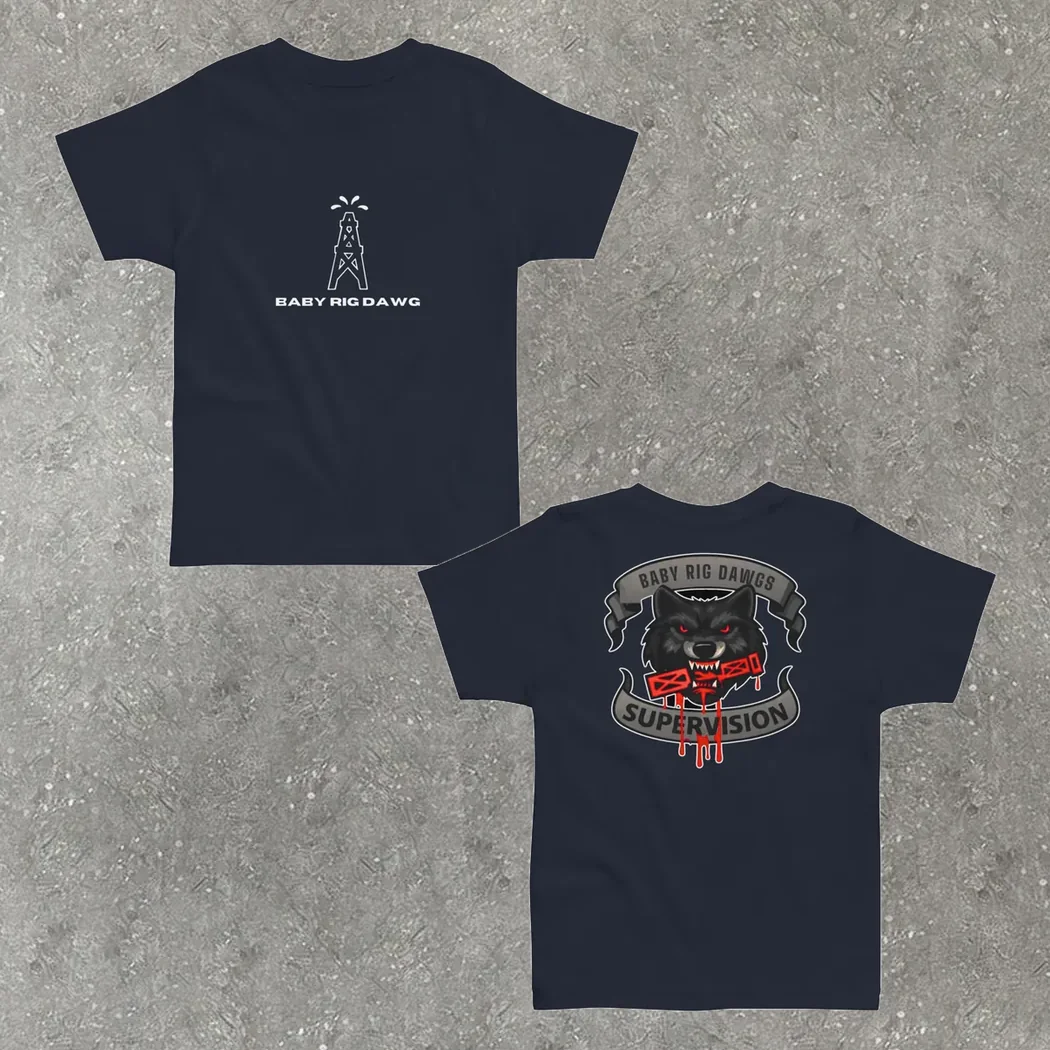 Baby Rig Dawg Toddler Tee in navy